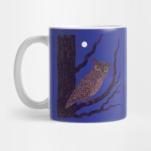 The Watchful Night - Owl design Mug